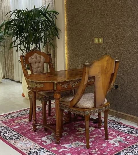 میز بازی تخته نرد و شطرنج برنزکوب — تصویر ۸