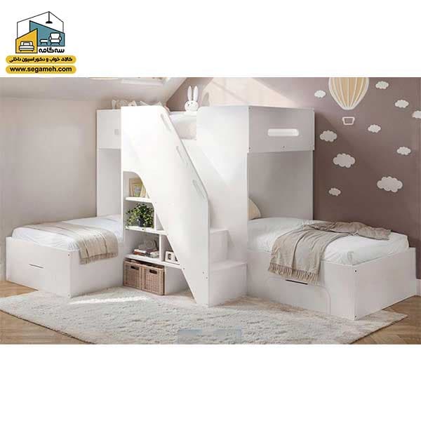 تخت خواب دو طبقه سه نفره BTDP131