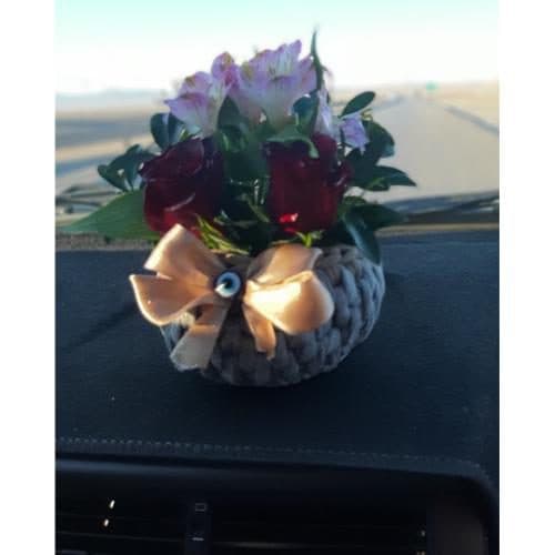 سبد گل پرنده بهشتی و آچیلا برای روز زن 4804 — تصویر ۲