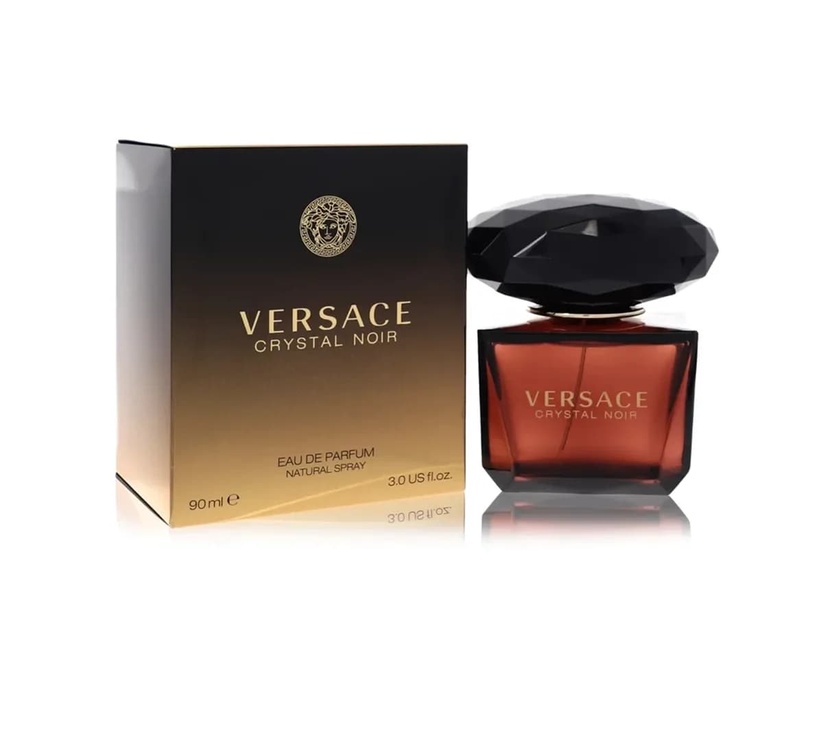 عطر ادکلن ورساچه کریستال نویر ادوپرفیوم (ورساچه مشکی) 90 میل | Versace Crystal Noir 90 ml