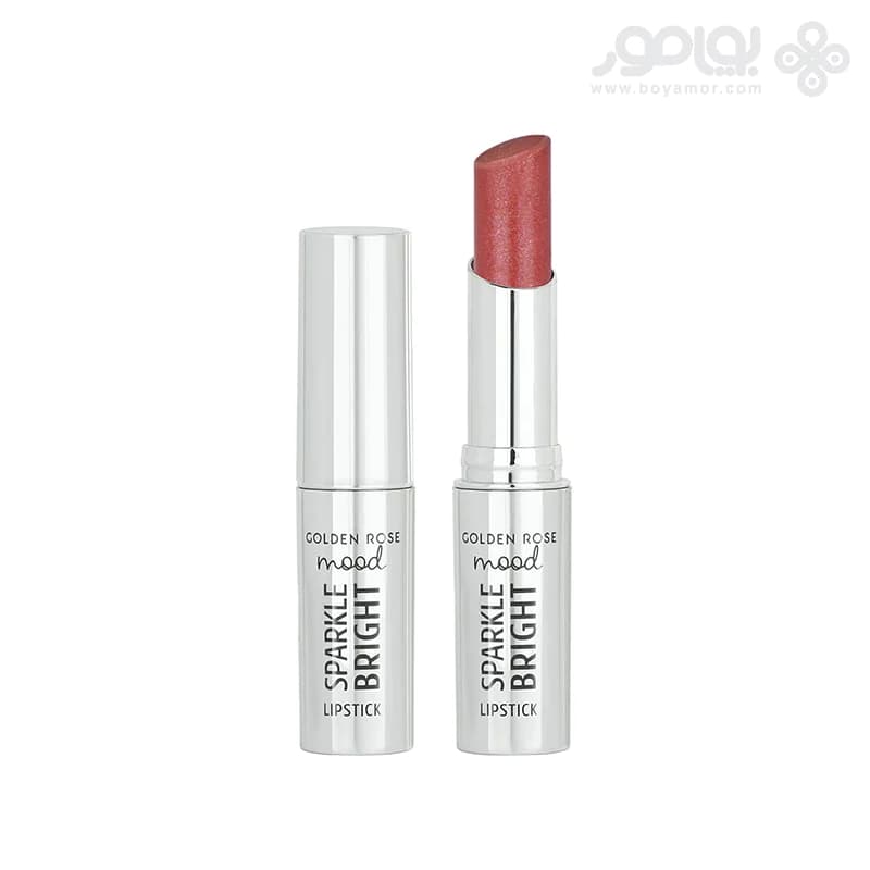 رژ لب جامد گلدن رز SPARKLE BRIGHT شماره 151 رنگ ROSY GEM