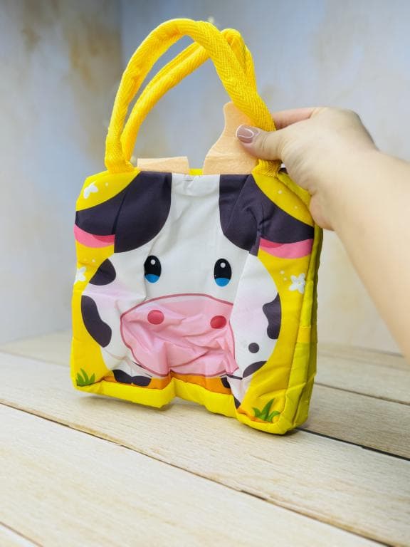 کیف غذا لانچ بگ بچه گانه طرح حیوانات فانتزی گوش دار کد 3043 — تصویر ۴