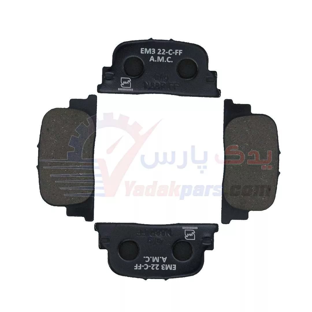لنت عقب لیفان 620 تویوتا کمری مدل 2005 و 2006 الیگ سرامیک — تصویر ۴