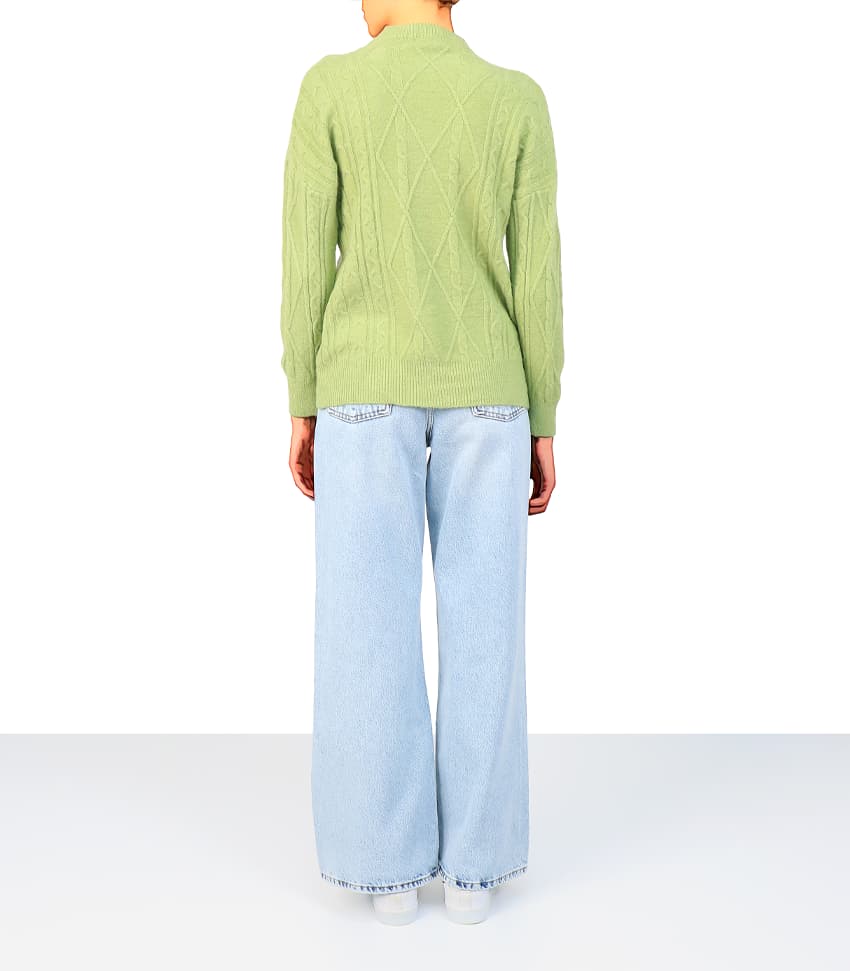 پلیور بافت یقه گرد — تصویر ۶
