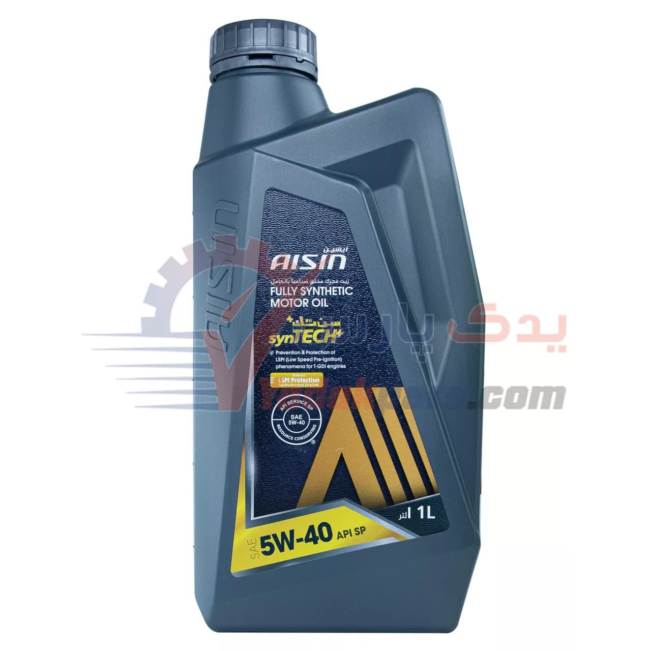 روغن موتور آیسین 5W40 اصلی API SP (1 لیتری)