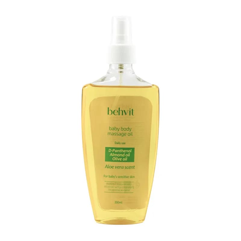 روغن ماساژ بدن بچه به ویت آلوئه ورا حجم 200 میلی لیتر