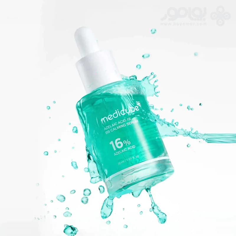 سرم تسکین دهنده و ضد قرمزی مدی کیوب حاوی آزلائیک اسید 16% — تصویر ۶