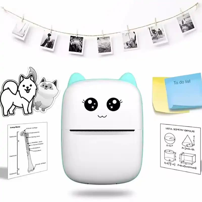مینی پرینتر همراه بدون نیاز به جوهر مدل Rabbit کد653 — تصویر ۵