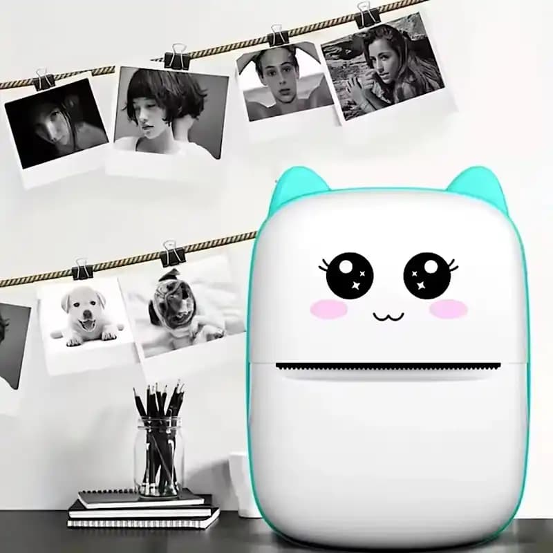 مینی پرینتر همراه بدون نیاز به جوهر مدل Rabbit کد653 — تصویر ۴