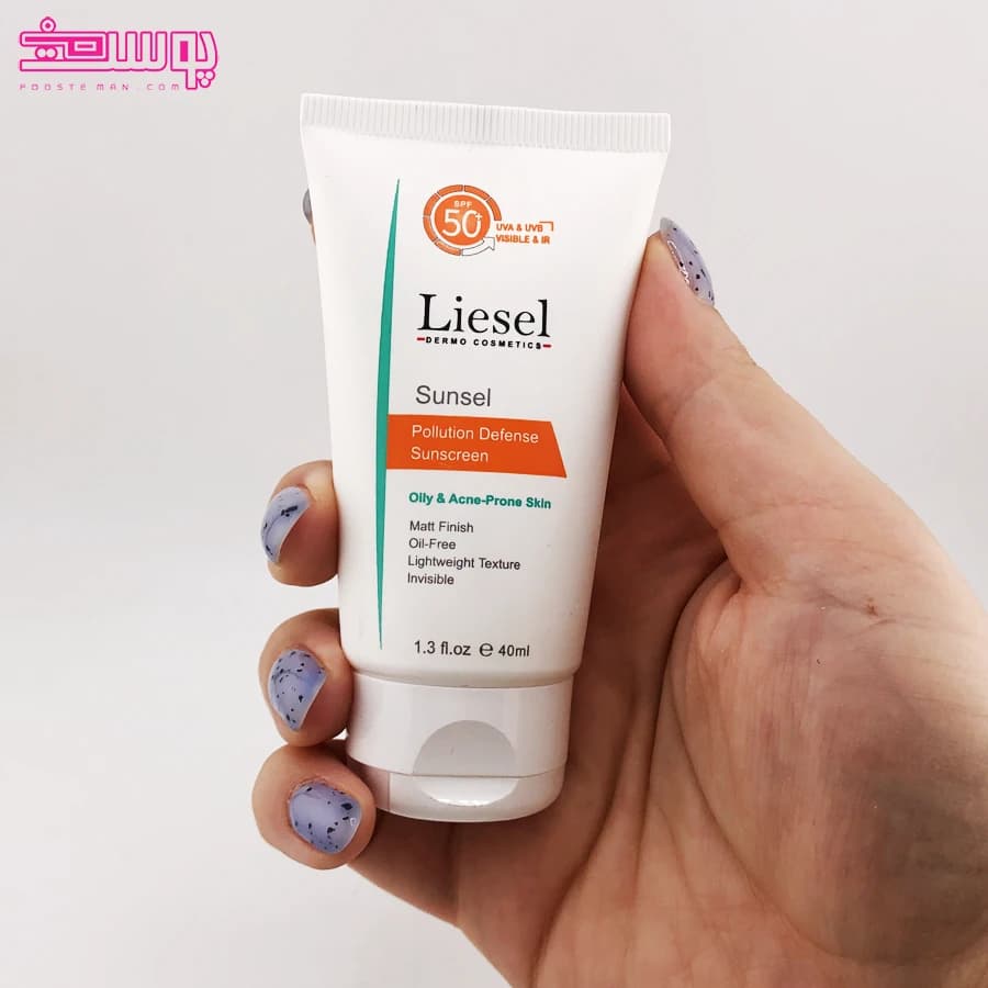 اوپن باکس_کرم ضد آفتاب پوست چرب لایسل مدل Sunsel حجم 40ml