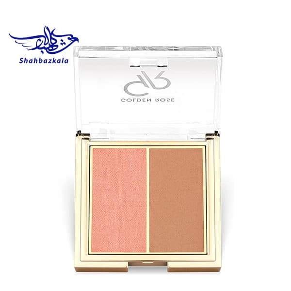 پالت رژگونه دوتایی گلدن رز شماره ۰۱ | Rose & Nude