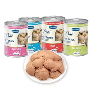 کنسرو گربه فنبی با طعم ماهی تن مدل پته Faenbei Cat Can with Tuna وزن 375 گرم — تصویر ۲