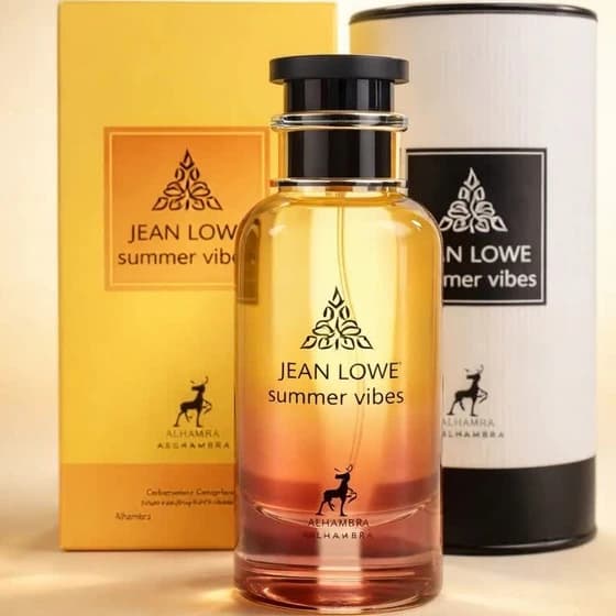 عطر ادوپرفیوم الحمبرا جین لوو سامر وایب رایحه لویی ویتون سان سانگ حجم ۱۰۰ میل