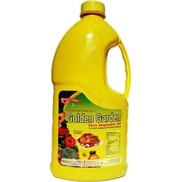 روغن سرخ کردنی و خوراکی گلدن گاردن (جولدن جاردن) صد درصد گیاهی 1.5 لیتری Golden Garden Pure Vegetable Oil