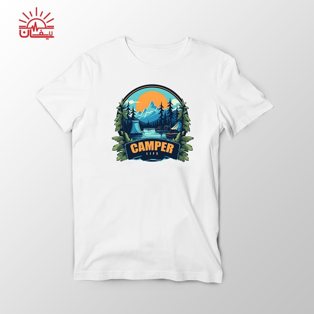 تیشرت اسپان سفید CAMPER