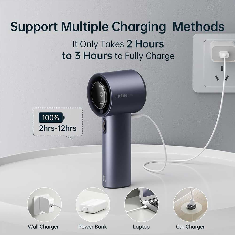 پنکه دستی شارژی JisuLife Handheld Fan Pro1 — تصویر ۸