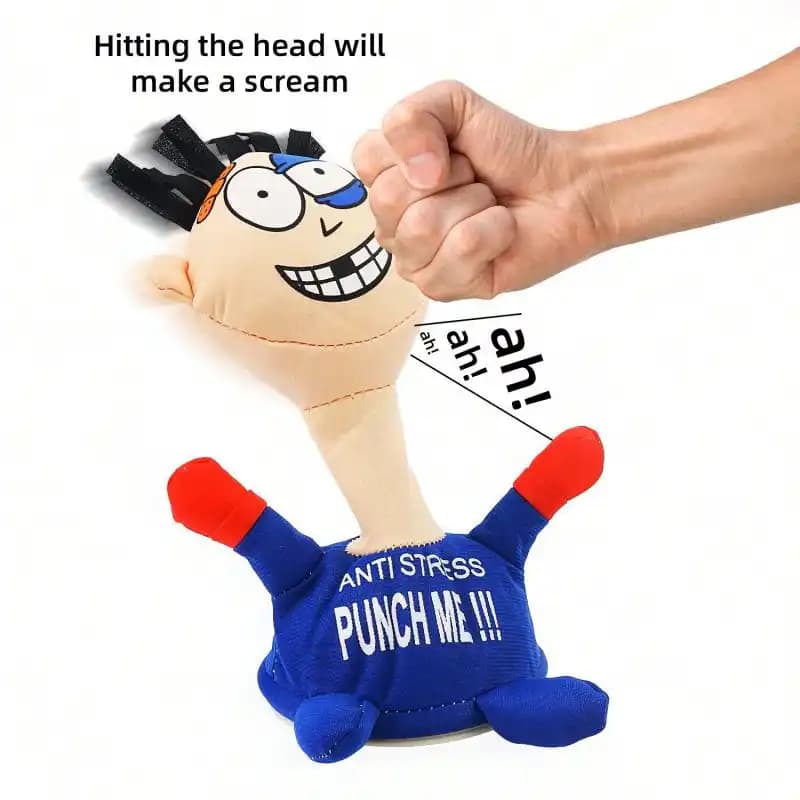 عروسک آنتی استرس مشت خور Punch Me کد1843 — تصویر ۷