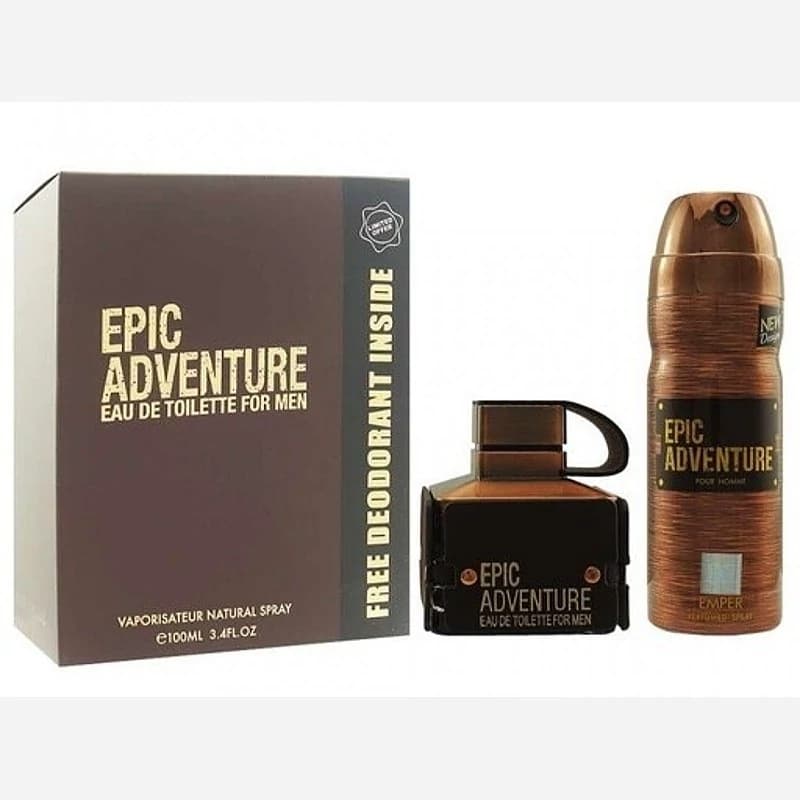 ادکلن اپیک ادونچر همراه با اسپری مردانه 100 میل |EPIC ADVENTURE