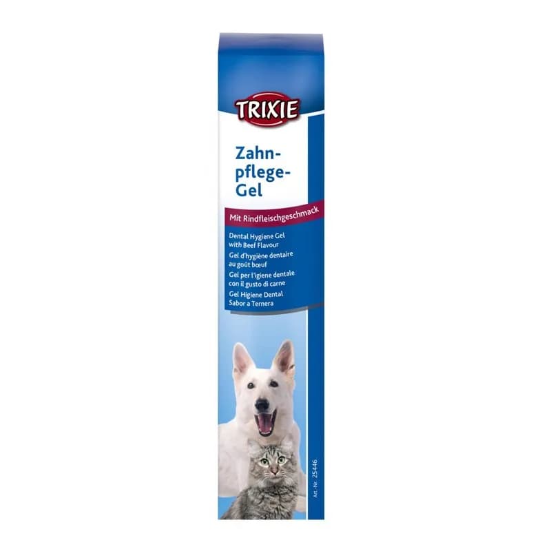 ژل مراقبت از دندان سگ و گربه تریکسی Trixie Dental Care Gel طعم گوشت گاو 100 میلی لیتر — تصویر ۲