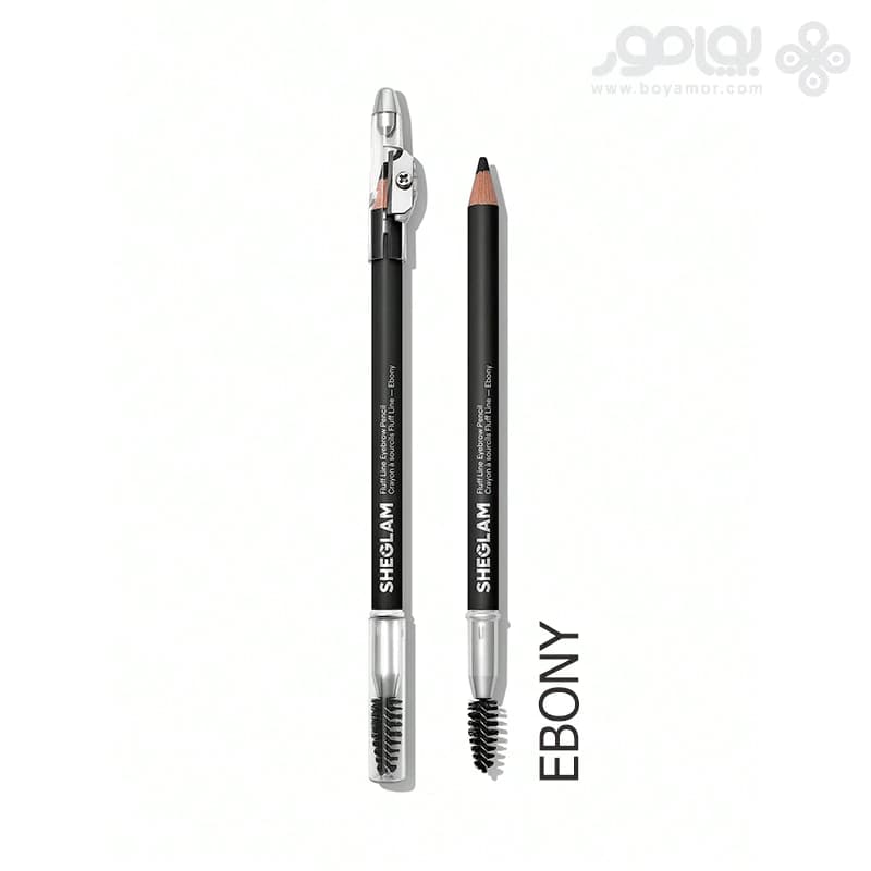 مداد ابرو شیگلم مدل FLUFF LINE رنگ EBONY مشکی