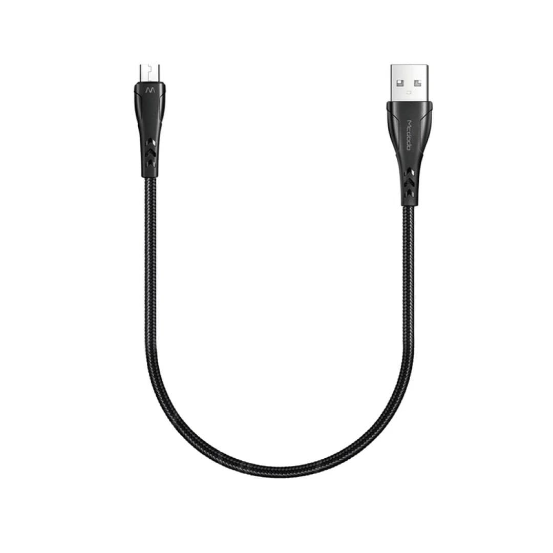 کابل شارژ پاوربانکی USB به microUSB مدل Mcdodo CA-7450 طول 20cm