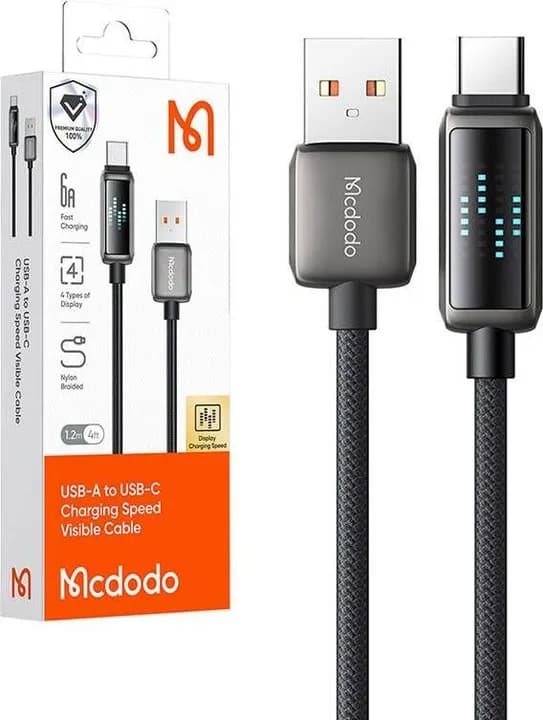 کابل تایپ سی مک دودو Mcdodo CA-2350 طول 1.2 متر توان 100 وات — تصویر ۵
