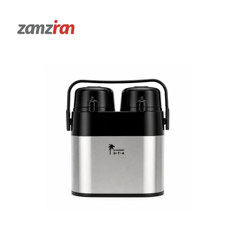 فلاسک چای ظرفیت 2 لیتر داخل شيشه علقمه — تصویر ۲