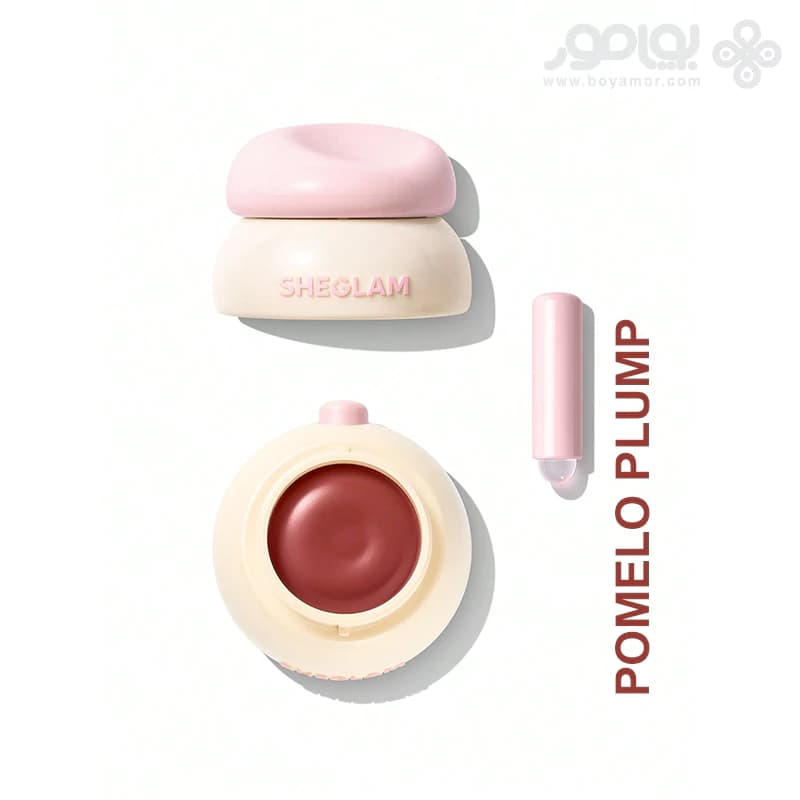 مربای لب کرمی شیگلم مدل BOUNCE PUTTY رنگ POMELO PLUMP
