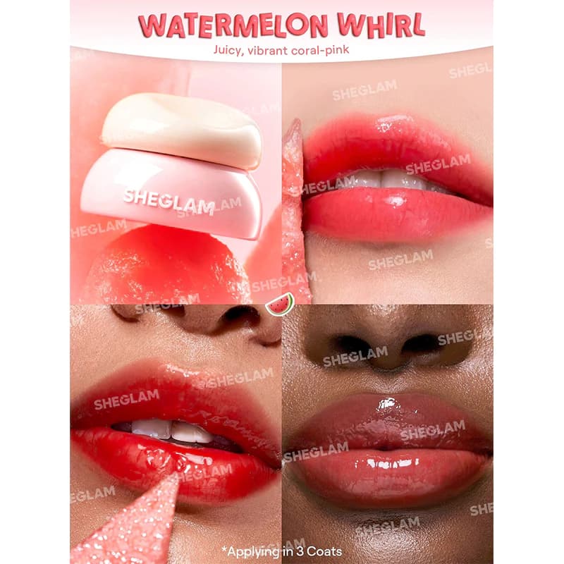مربای لب ژله ای شیگلم مدل HYDRA JELLY رنگ WATERMELON WHIRL — تصویر ۳