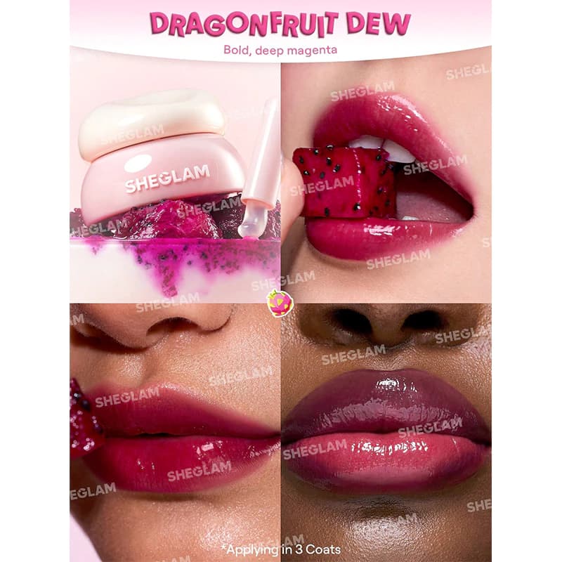 مربای لب ژله ای شیگلم مدل HYDRA JELLY رنگ DRAGONFRUIT DEW — تصویر ۳