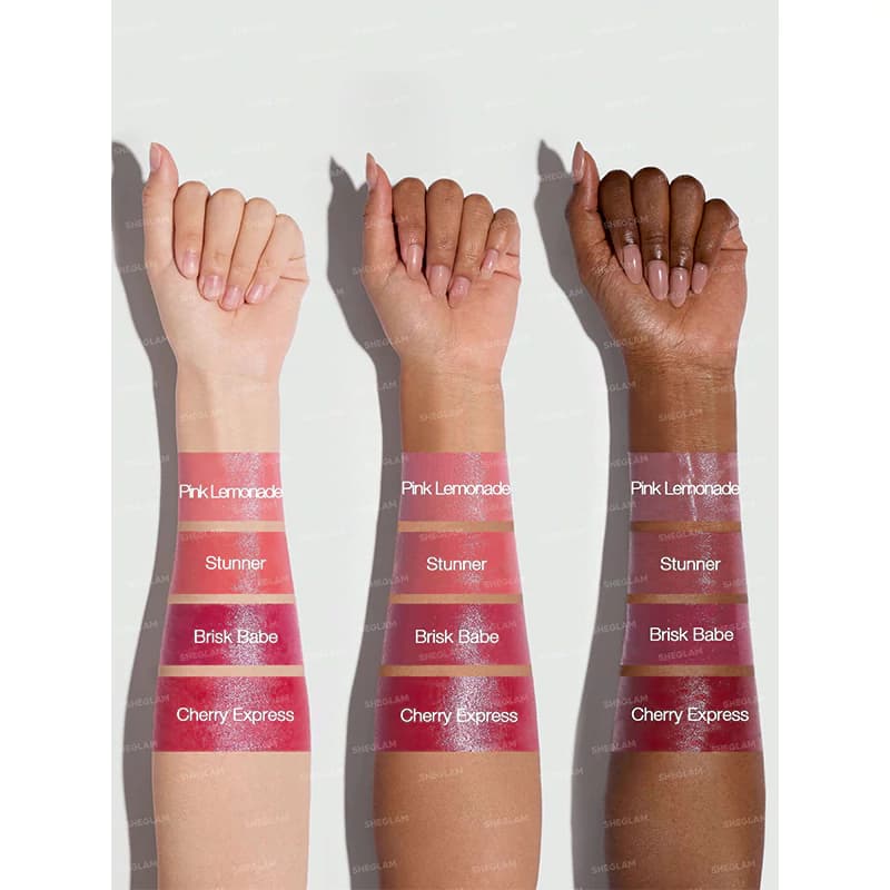 رژگونه استیکی شیگلم مدل GLASS GLOW رنگ PINK LEMONADE وزن 15 گرم — تصویر ۸