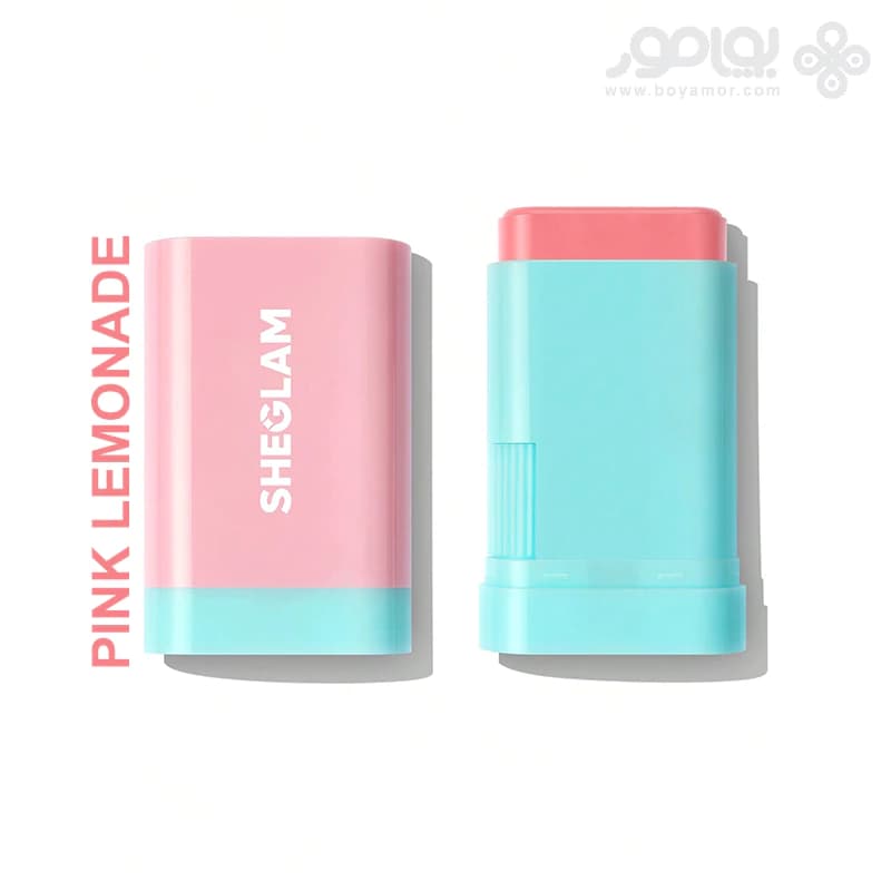 رژگونه استیکی شیگلم مدل GLASS GLOW رنگ PINK LEMONADE وزن 15 گرم — تصویر ۲