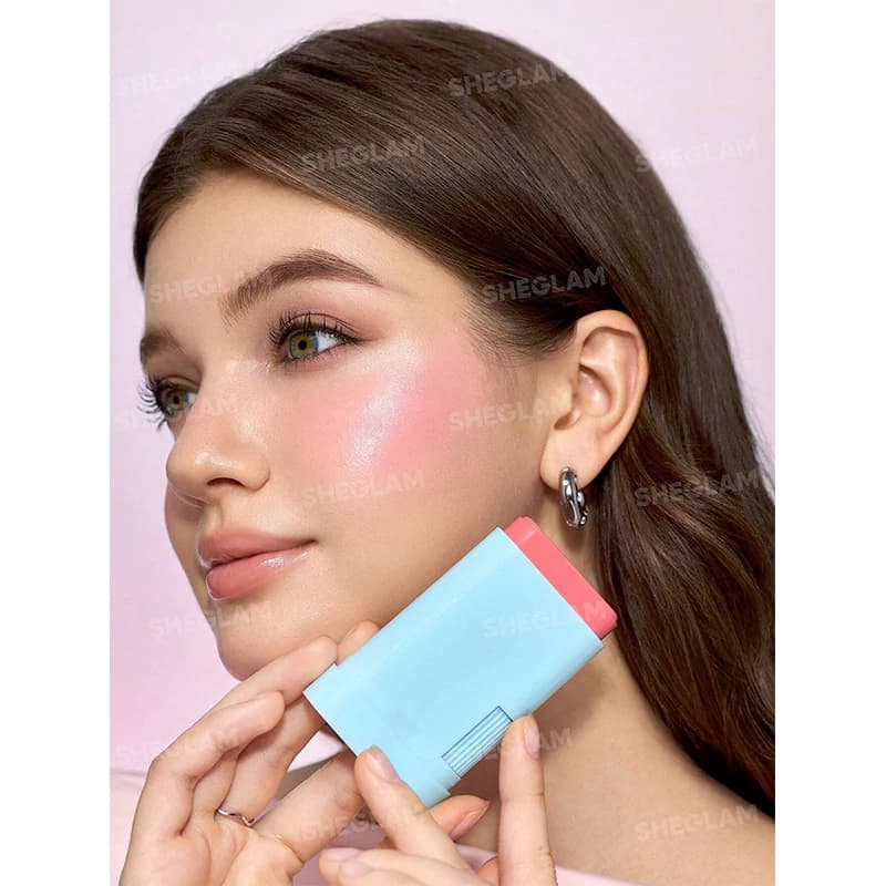 رژگونه استیکی شیگلم مدل GLASS GLOW رنگ PINK LEMONADE وزن 15 گرم — تصویر ۳