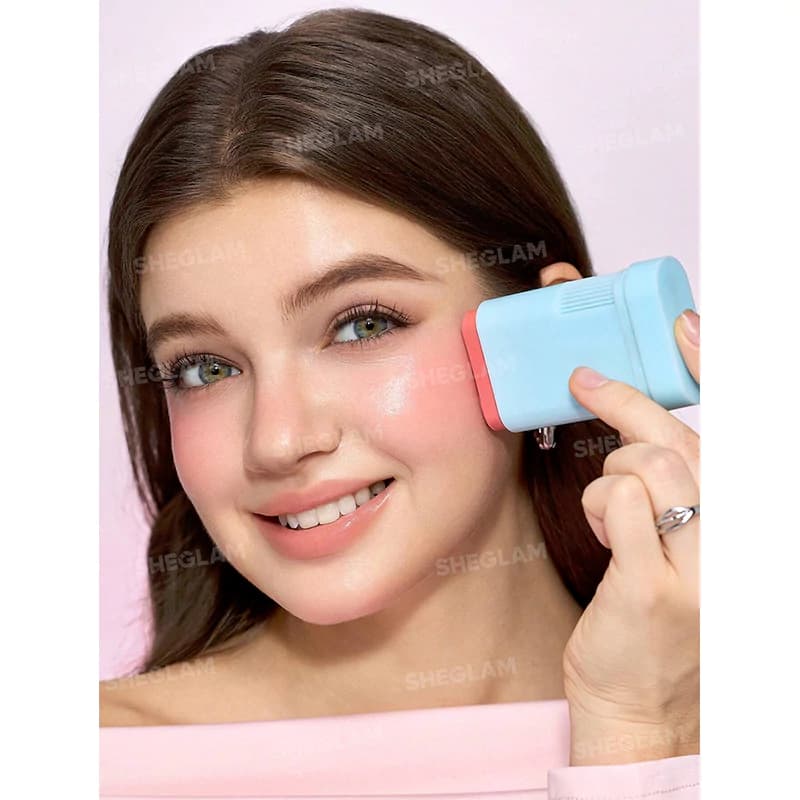 رژگونه استیکی شیگلم مدل GLASS GLOW رنگ STUNNER وزن 15 گرم — تصویر ۳