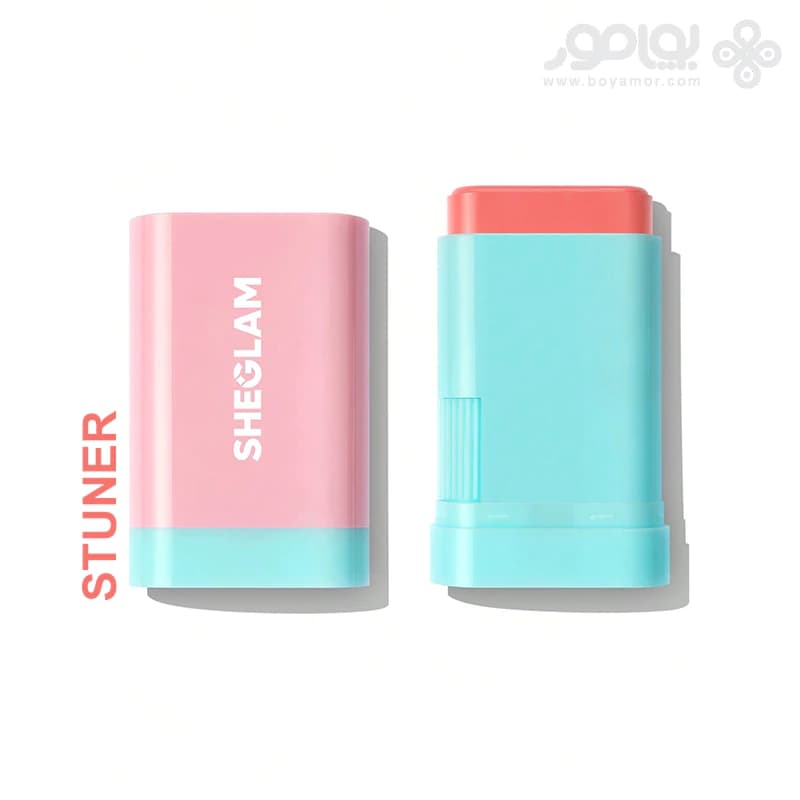 رژگونه استیکی شیگلم مدل GLASS GLOW رنگ STUNNER وزن 15 گرم