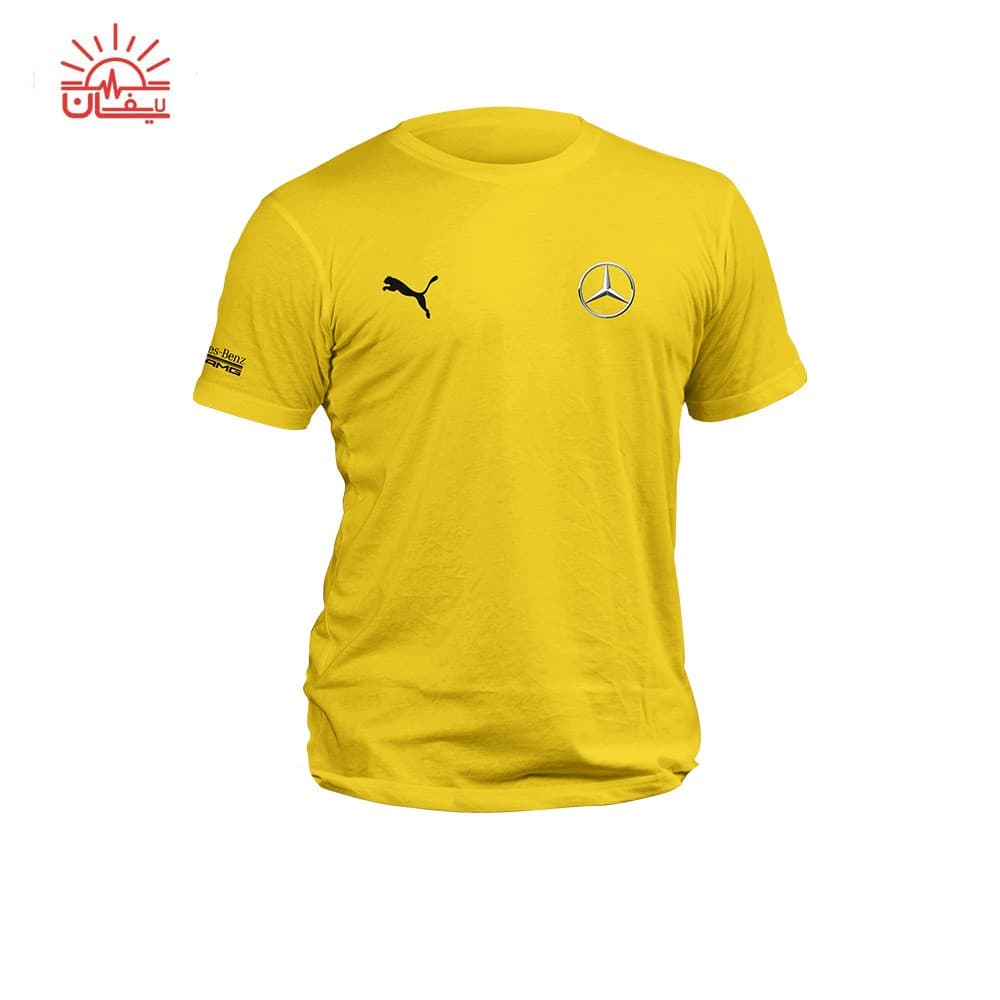 تیشرت زرد بنز