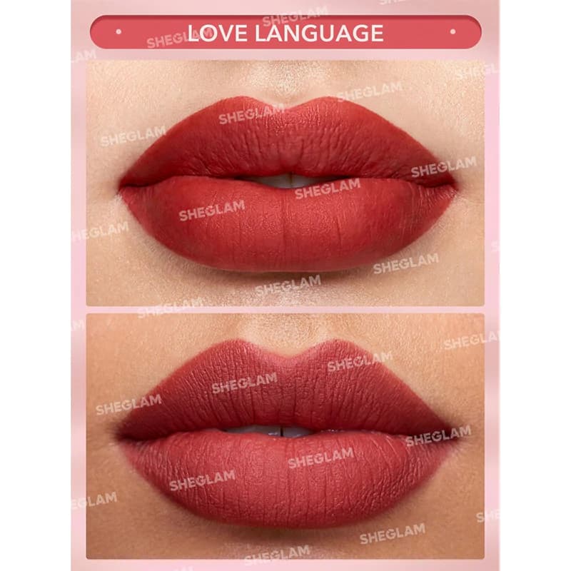 رژ لب مات شیگلم مدل MATTE ALLURE رنگ LOVE LANGUAGE — تصویر ۳