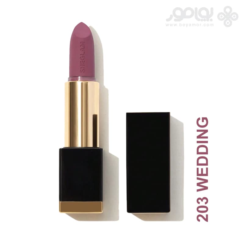 رژ لب مات شیگلم مدل MATTE ALLURE رنگ 203 WEDDING