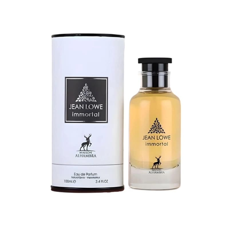 عطر ادوپرفیوم الحمبرا جین لووه ایمورتال حجم ۱۰۰ میل مشابه لویی ویتون لیمنسیت — تصویر ۲