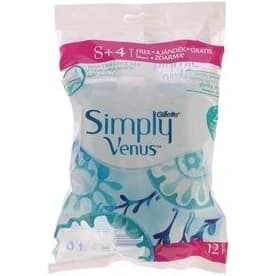 تیغ اصلاح زنانه ژیلت مدل Simply Venus بسته ۱۲ عددی