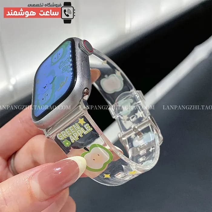 بند اپل واچ پلاستیکی گرین اپل کد 20835 — تصویر ۵