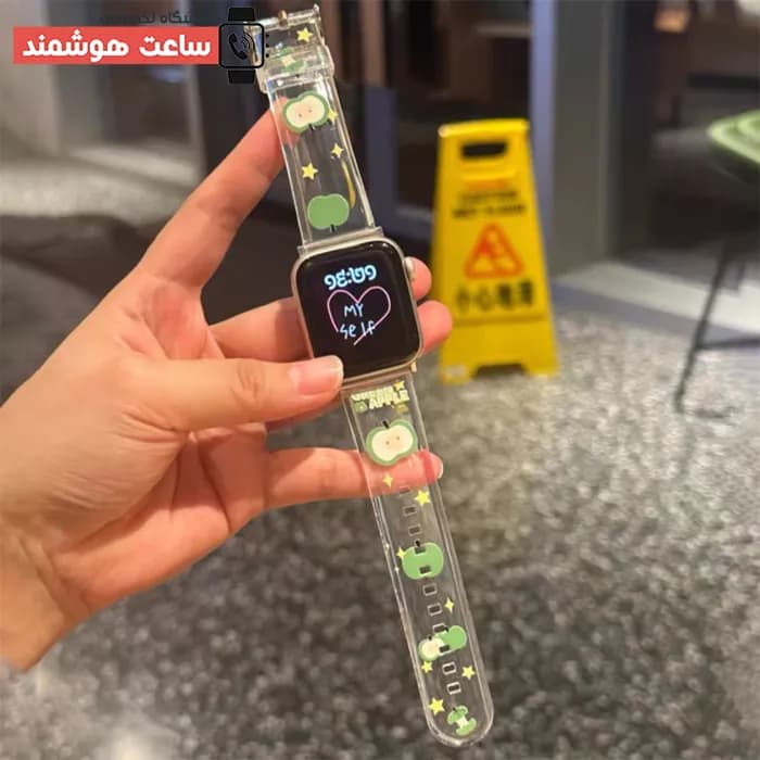 بند اپل واچ پلاستیکی گرین اپل کد 20835 — تصویر ۳
