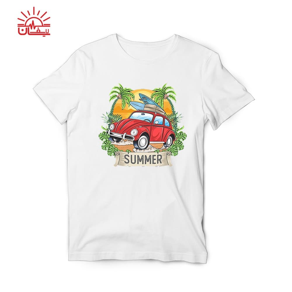 تیشرت اسپان سفید Hello Summer