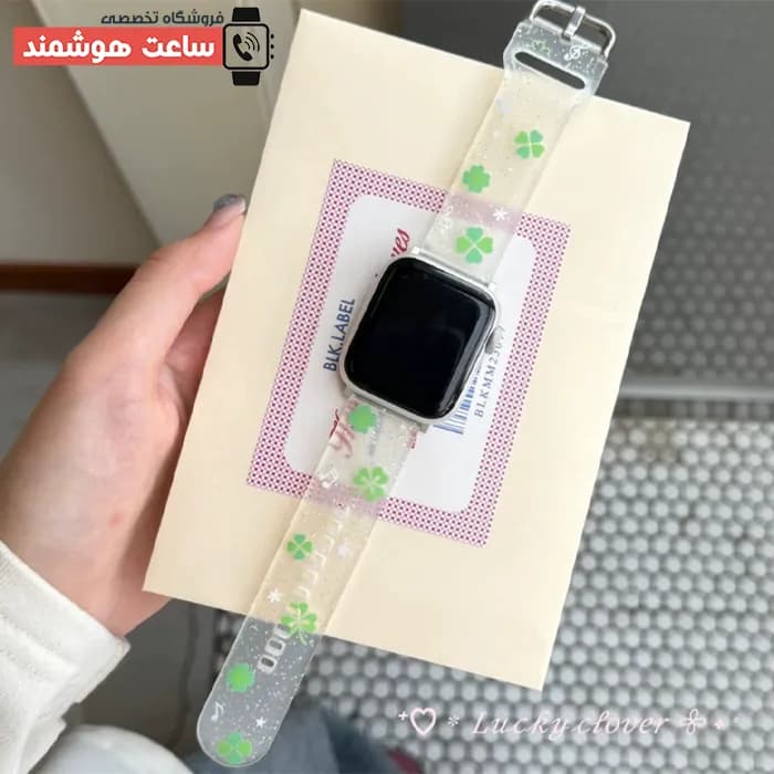 بند اپل واچ پلاستیکی شبدر کد 20842 — تصویر ۴