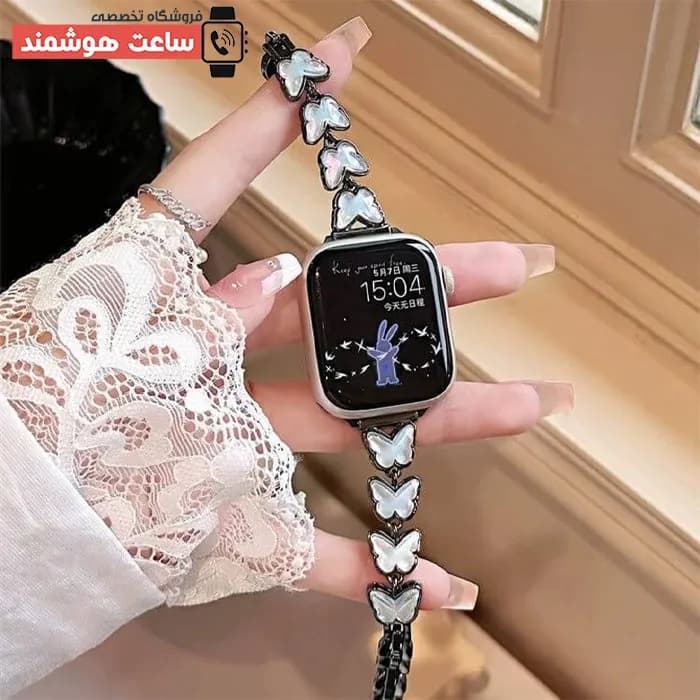 بند اپل واچ دیاموند و رزین 2 کد 20857 — تصویر ۴