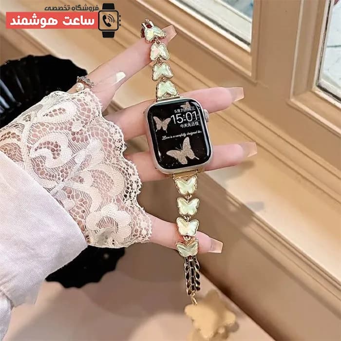 بند اپل واچ دیاموند و رزین 2 کد 20857 — تصویر ۵