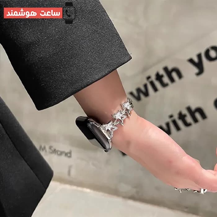 بند اپل واچ دیاموند ستاره کد 20859 — تصویر ۸