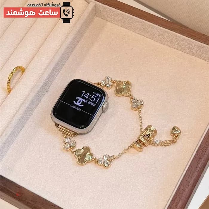 بند اپل واچ دیاموند ون کلیف7 کد 20860 — تصویر ۶