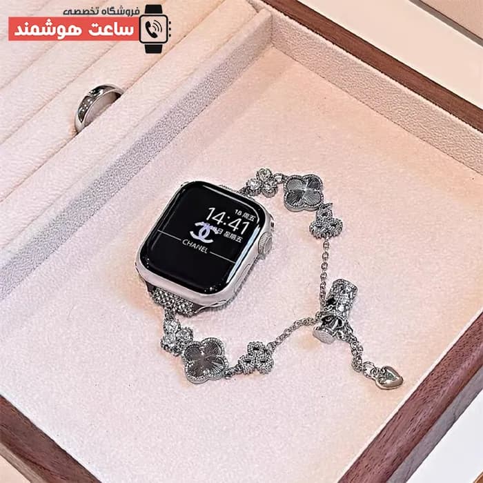 بند اپل واچ دیاموند ون کلیف7 کد 20860 — تصویر ۴