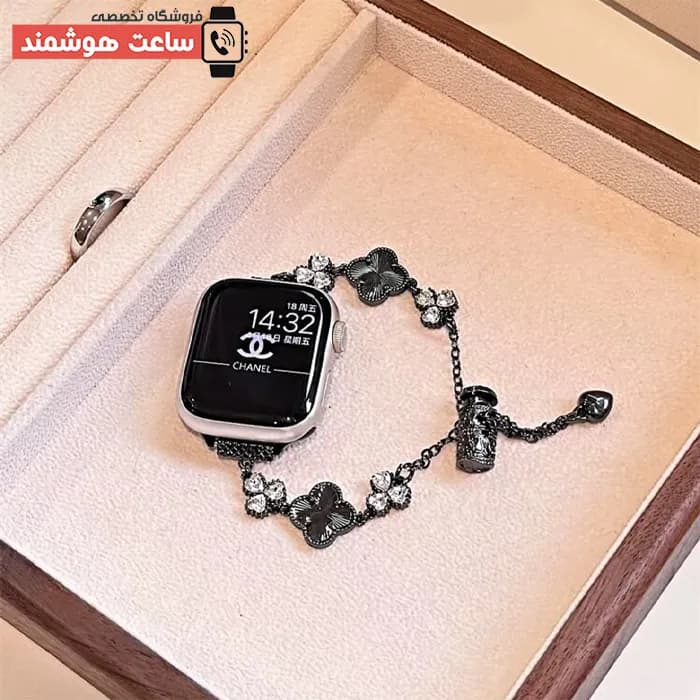 بند اپل واچ دیاموند ون کلیف7 کد 20860 — تصویر ۵